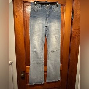 WHBM Factory slim bootcut jeans, 8